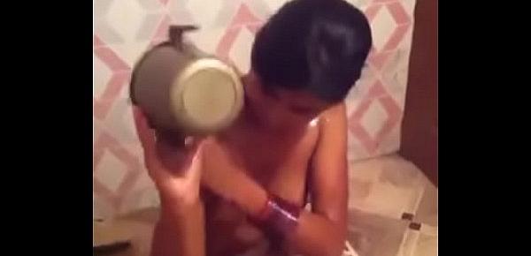  Young desi girl lactating her boobs in desi style